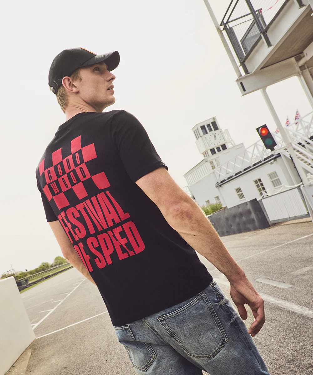 Goodwood Festival of Speed Bold Chequer Flag T-Shirt - Image 13