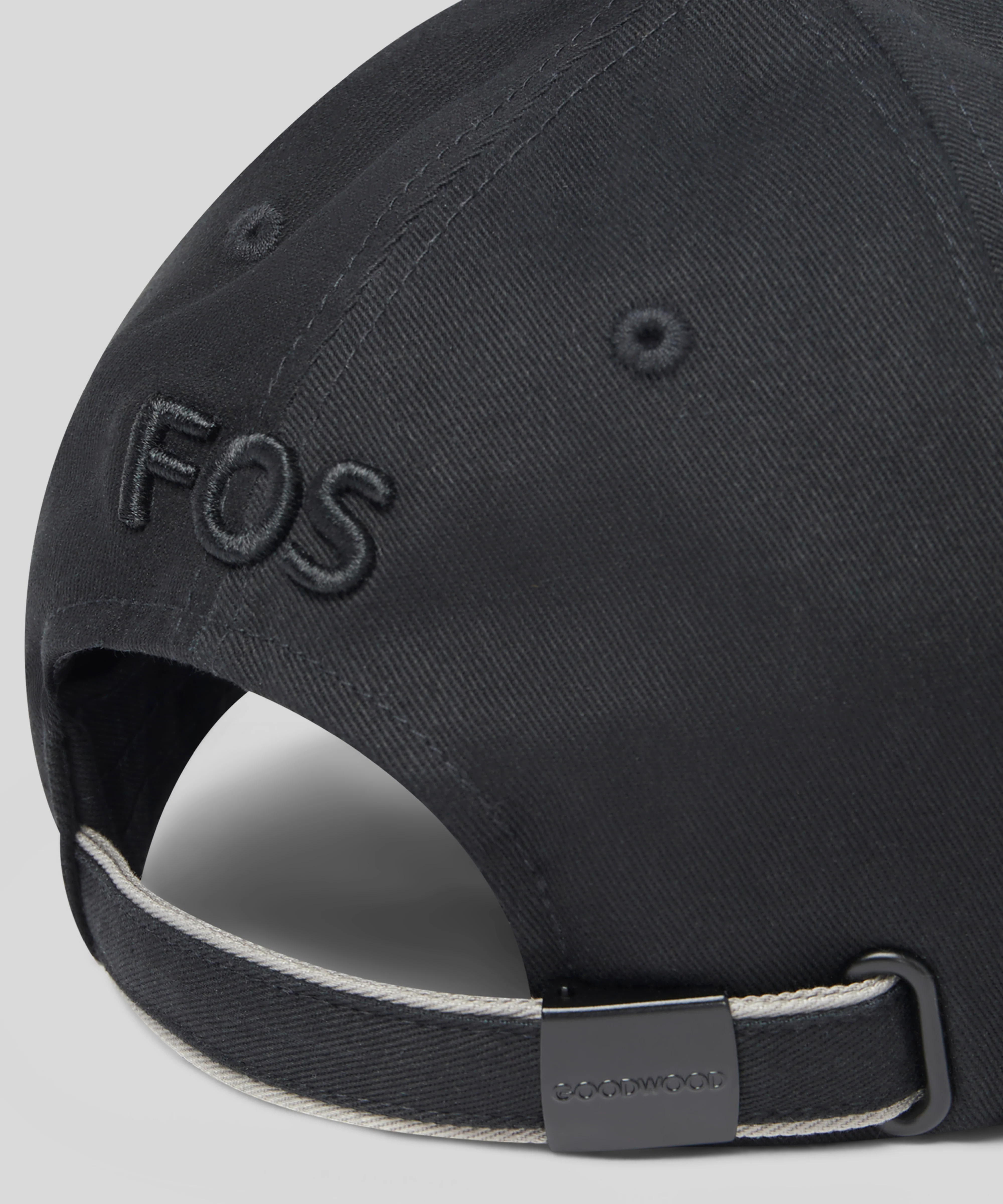Goodwood Festival of Speed Black & Grey Baseball Cap - Image 3