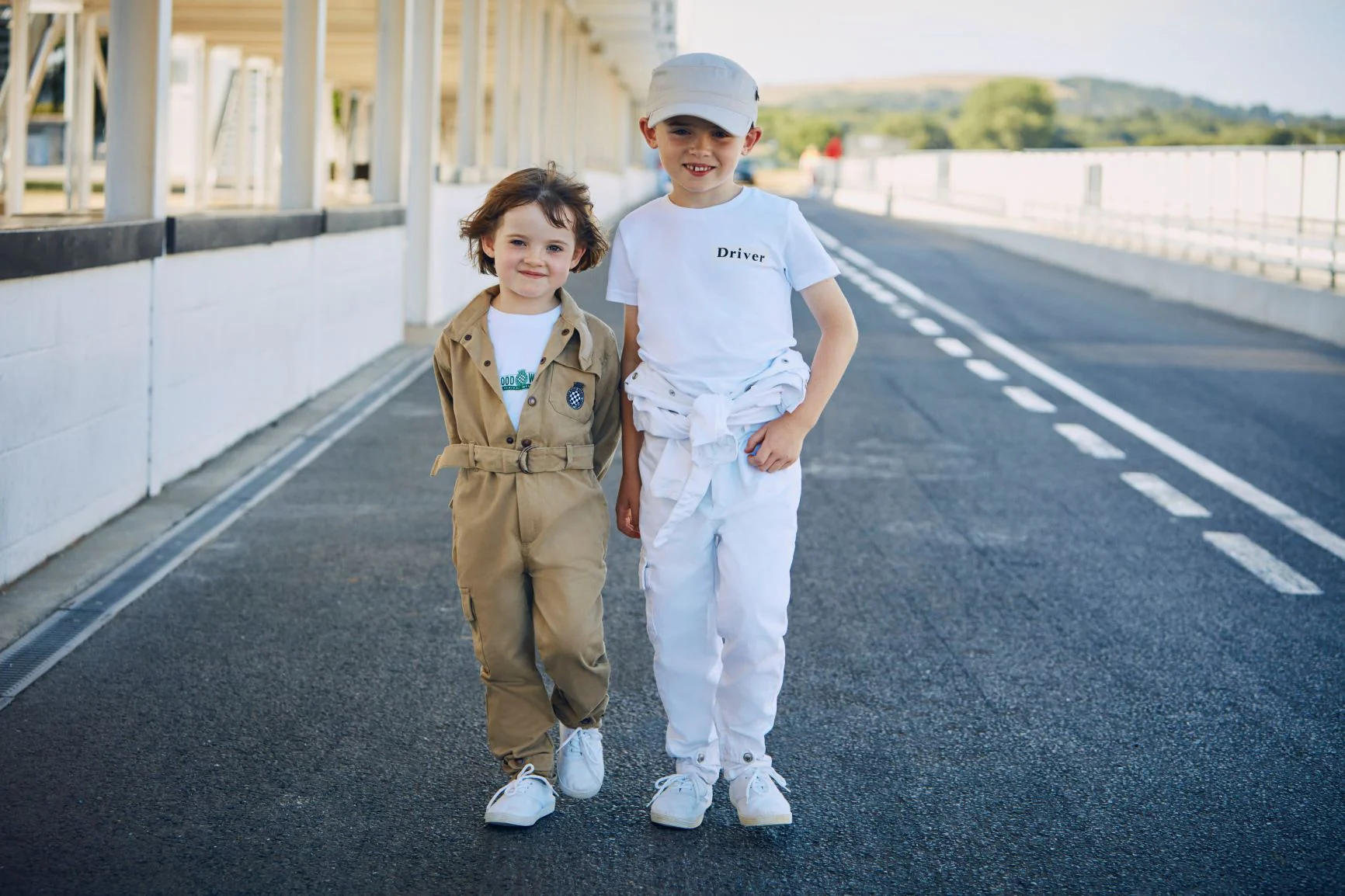Goodwood Revival Childrens Go T-Shirt White - Image 4